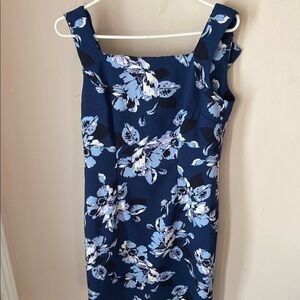 MARIO SERRANI Wrinkle Free Dress Sleeveless Blur Color ITALY